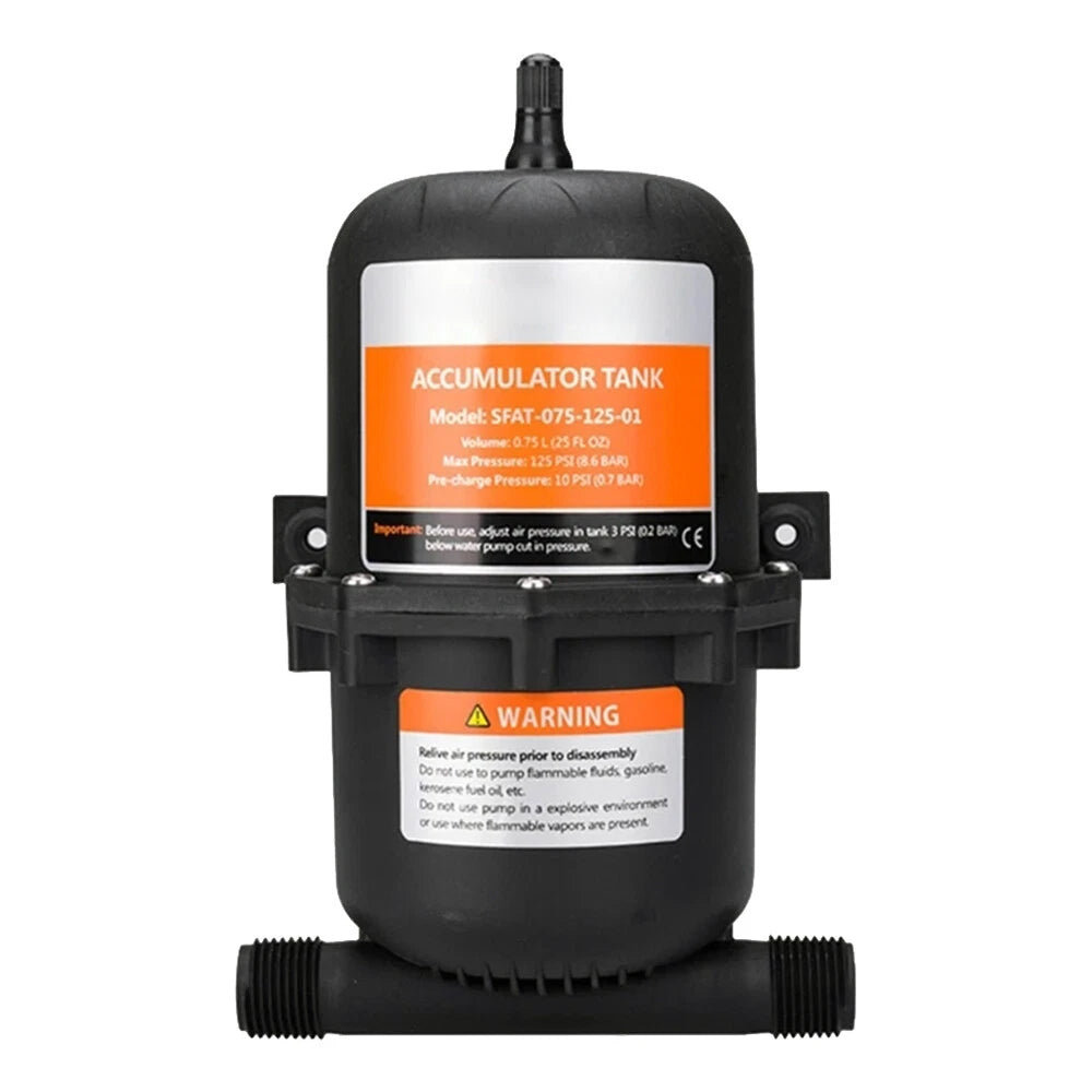 0.75L Marine/RV Water Pressure Pump Accumulator Tank - 125 PSI