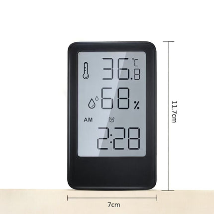 Multifunctional Digital Alarm Clock w/ Indoor Temp & Humidity