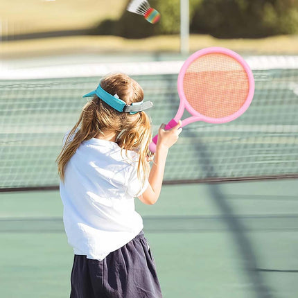 Kids Tennis & Badminton Racket Set – 2 Rackets, 6 Balls, Ages 3+