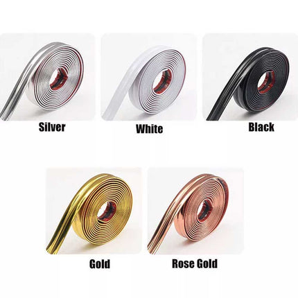 Self Adhesive Wall Edging Strip Flexible Corner Angle Trim for Living Room & Kitchen