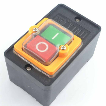 Waterproof On/Off Push Button Switch for Drill Press & Grinder