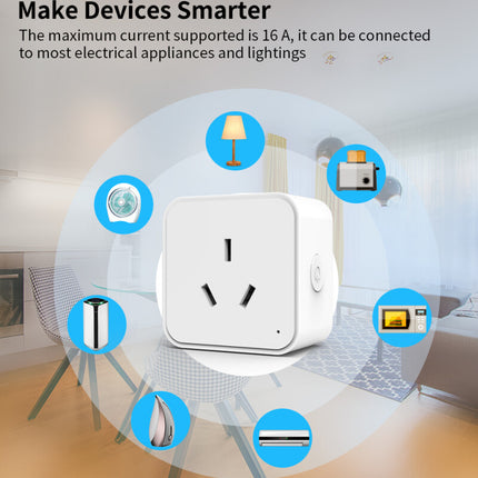 WiFi/Zigbee 16A Smart AU Socket Plug Voice Control for Alexa & Google Home