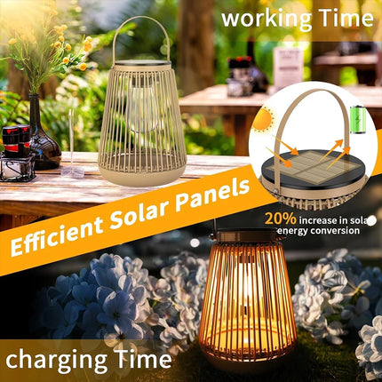 Hanging Solar Lantern Waterproof Outdoor for Garden Patio Gift