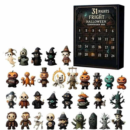 2026 Halloween Advent Calendar 31 Nights of Fright Countdown Gift Box