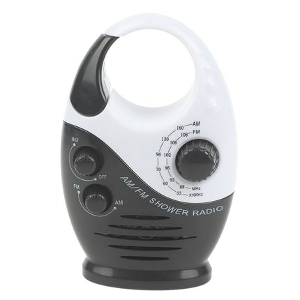 Waterproof Portable FM/AM Radio for Shower, Hanging in Bathroom
