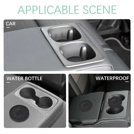 6Pcs Silicone Coasters Non-slip Cup Mat Pad for Drinks, Glasses & Table