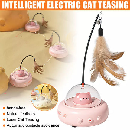 Automatic Smart Interactive LED Laser Teasing Cat Toy for Indoor Pets