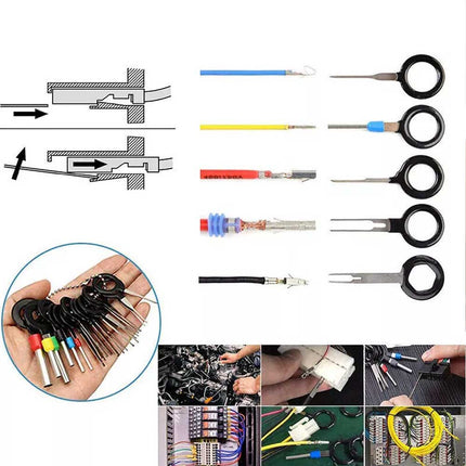70-Piece Terminal Pin Removal Tool Kit | Automotive Connector Extractor & Ejector Pin Set for Electrical Repairs