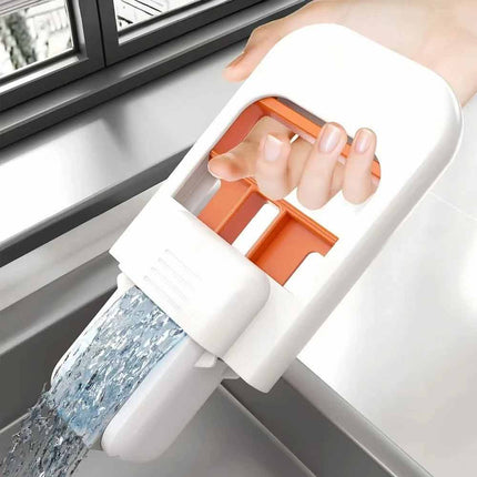 2PCS Mini Self-Squeezing Sponge Mop for Kitchen Bathroom & Desktop Cleaning