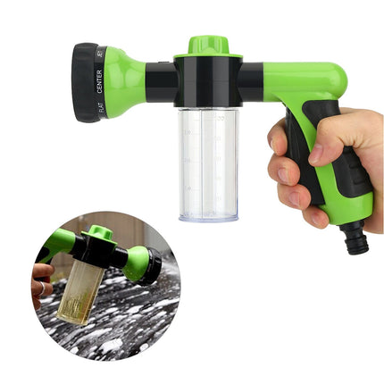 High Pressure Foam Water Gun, Adjustable Nozzle & Foam Cannon for Car Wash