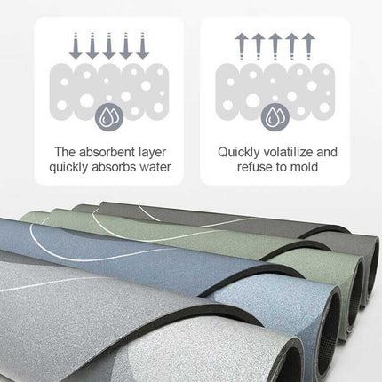 Absorbent Microfiber Magic Door Mat Washable Anti-Slip Floor Mat
