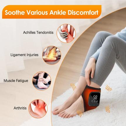 Multifunctional Foot Massager with Vibration & Infrared Heat, 3 Modes for Pain Relief