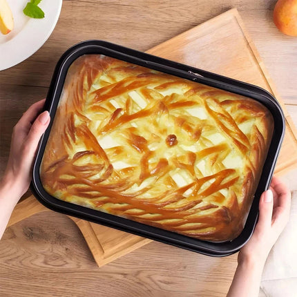 28CM Rectangular Non-Stick Springform Cake Tin Baking Tray