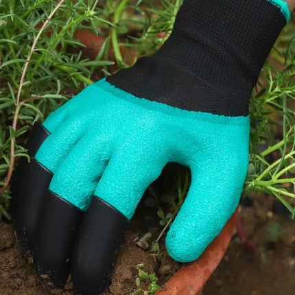 Anti-Slip Gardening Gloves with Claws Wear-Resistant Waterproof for Planting