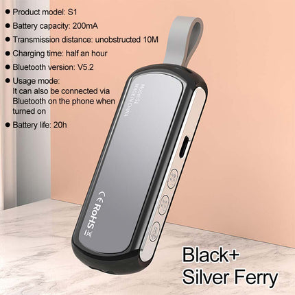 Under Pillow Bluetooth 5.2 Speaker, Rechargeable Sound Box for Travel