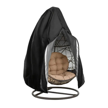 210D Waterproof Oxford Outdoor Hanging Egg Chair Cover – Heavy Duty Dust & Rain Protection, Universal Fit for Patio Garden