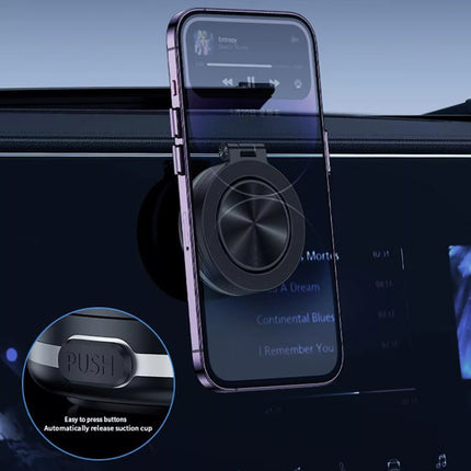 Car Magnetic Vacuum Suction Phone Mount, Strong Dashboard Holder