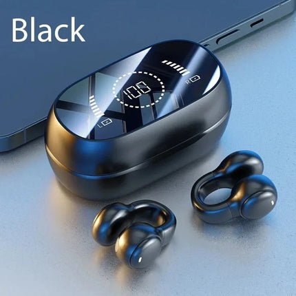 Open Ear Clip-On Wireless Earbuds for iPhone & Android