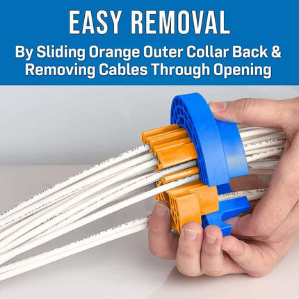 Ethernet Cable Comb Tool for Cat5/Cat5e/Cat6/Cat7 RJ45 Cable Management