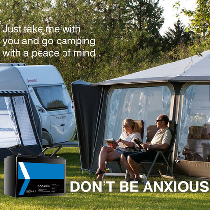 RV Solar Ready: Gentrax 12V 100Ah LiFePO4 – 10X Life of AGM, Ultra-Light