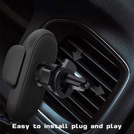 Smart Sensor Wireless Car Charger, 15W Fast Charging, Auto Clamping Air Vent Mount for iPhone & Android (Model S11)