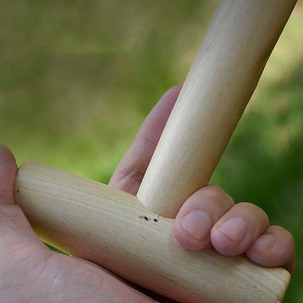 Garden Dibber Seed Bulb Sowing Planting Tool, T-Handle Carbon Steel Punch for Home Gardening