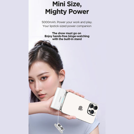 22.5W Mini 5000mAh Cable-Free Power Bank, CCC Certified