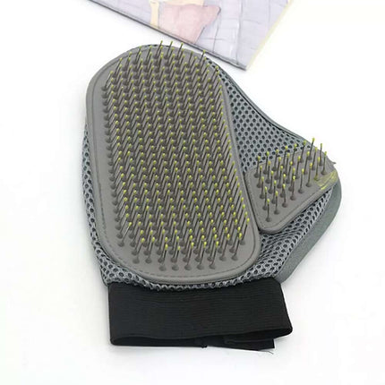 Breathable Heavy Duty Pet Grooming Glove Hair Removal Mitts for Cats & Dogs