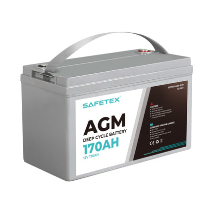 Safetex 12V 170Ah AGM Deep Cycle Lead-2018816761541038080