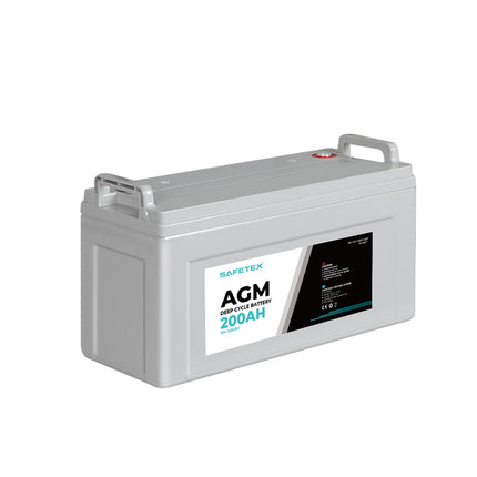 Safetex 12V 200Ah AGM Deep Cycle Lead-2018816914498916352
