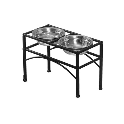 PaWz Dual Elevated Raised Pet Dog Feeder Medium-2006733200889614336