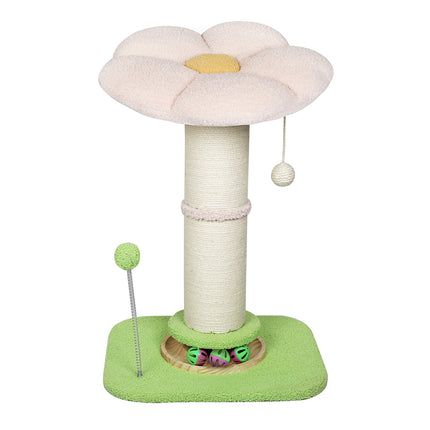 Pawz Cat Scratching Post Flower 61.5cm Cat Tree Tower-2102558640274804736