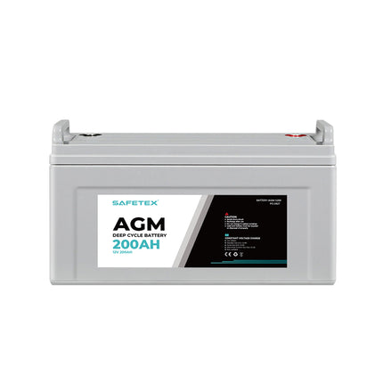 Safetex 12V 200Ah AGM Deep Cycle Lead-2018816914498916353