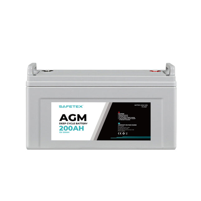 Safetex 12V 200Ah AGM Deep Cycle Lead-2018816914498916353