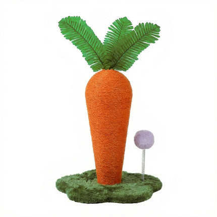 Pawz Cat Scratching Post Cute Carrot Scratching Post-2102558639528218625