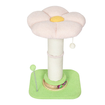 Pawz Cat Scratching Post Flower 61.5cm Cat Tree Tower-2102558640274804737
