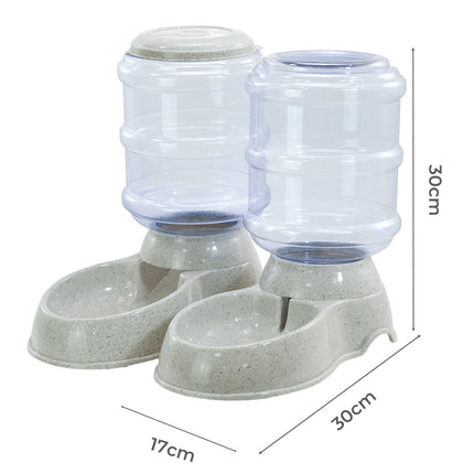 Pawz Automatic Pet Feeder Water Dispenser Set 3.5L-2102558702275006466