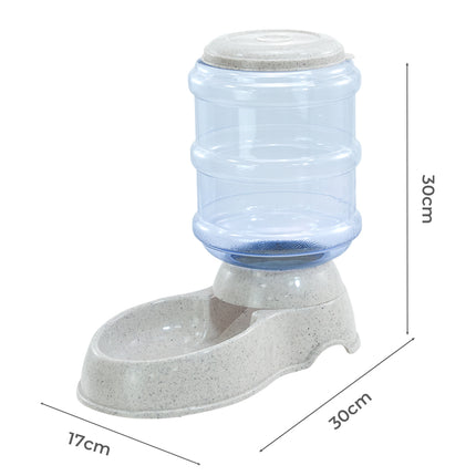 Pawz Automatic Pet Feeder Water Dispenser 3.5L Grey-2102558702463750146