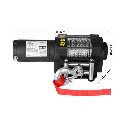 Electric Winch 4500LBS/2041KG 12V Wireless-2006733241494671362