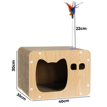 Pawz Cat Scratcher Board Scratching Cardboard-2102558103898820610