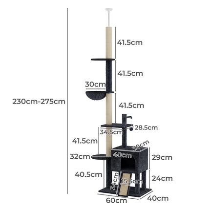 Pawz Cat Tree Scratching Post Scratcher Hammock Condo-2102558283280814082