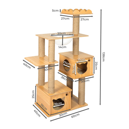 PaWz Cat Tree Scratching Post Scratcher-2102558415170703362