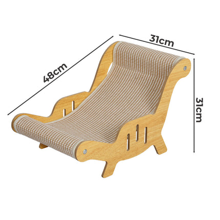 Pawz Cat Scratcher Bed Lounge Chair Scratching Pad-2102558639159119874
