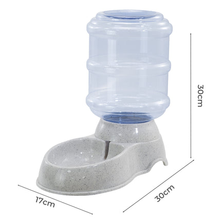 Pawz Automatic Pet Feeder Water Dispenser 3.5L Grey-2102558702660882434