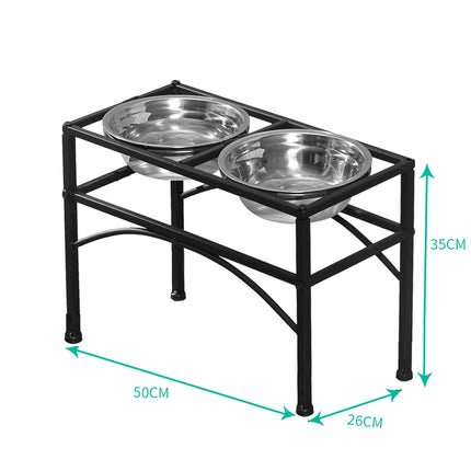 PaWz Dual Elevated Raised Pet Dog Puppy Large-2102558621614346242