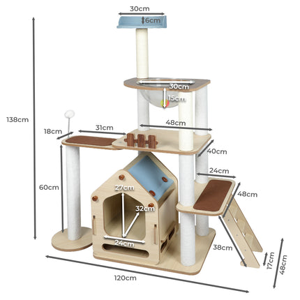 PaWz Cat Tree Scratching Post Scratcher-2102558421244055554