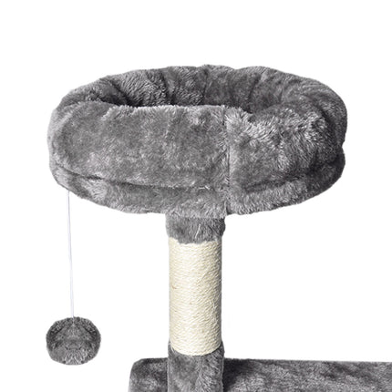 PaWz 130cm Cat Tree Toy Scratching Post Grey-2102558622503538692