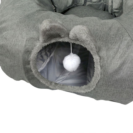 Pawz Large Cat Tunnel Bed Multi-Functional Toy Interactive Pet Playhouse Indoor-2102558121053523973