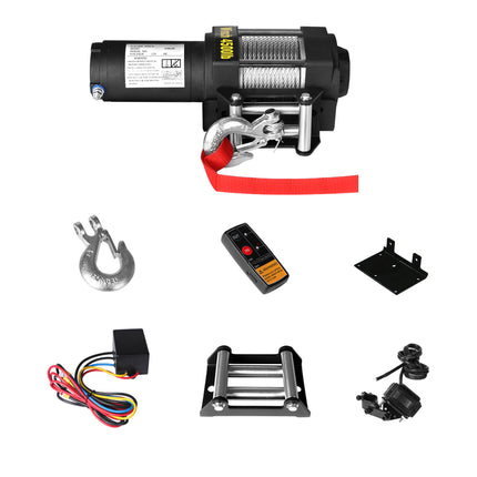 Electric Winch 4500LBS/2041KG 12V Wireless-2006733241494671365