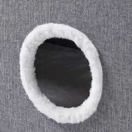 Pawz Foldable Cat House Cave Bed Hideaway Interactive Nest Scratching Board-2050056785997467653